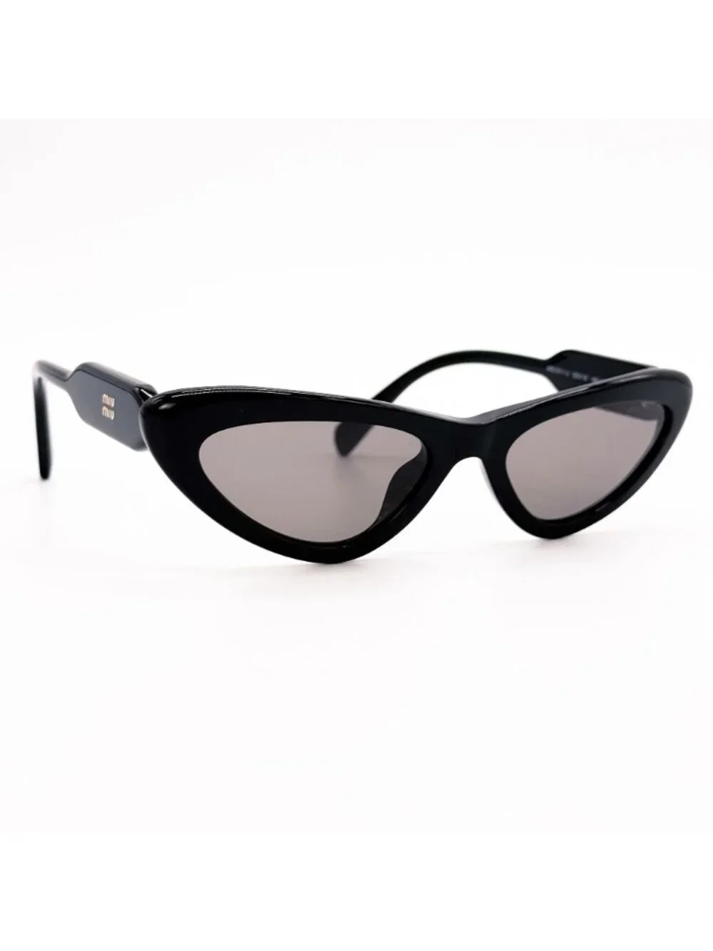 New Miu Miu MUB11SU 16K80Q Black Cat Eye Sunglasses MU B11SU